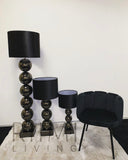 Schelpstoelen zwart per 2