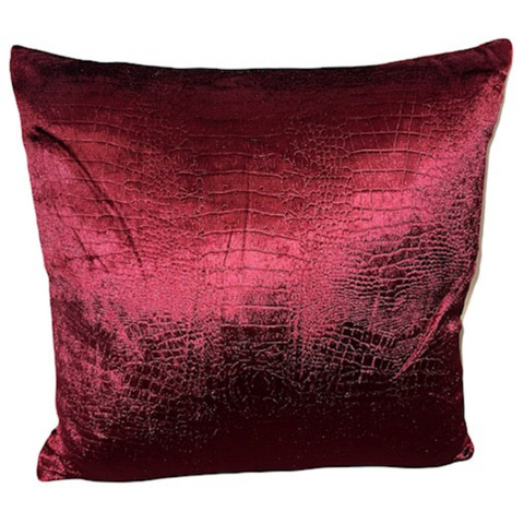 Eric Kuster style kussens croco fuchsia set 2 stuks