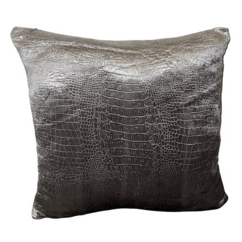 Eric Kuster style kussens croco goud/brons set 2 stuks