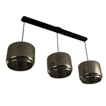 Hanglamp smoke glas 3-lichts divers recht