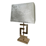 Lamp patroon zilver