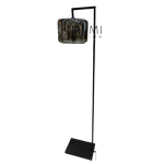 Vloerlamp zwart 153 cm