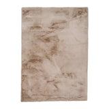 Hoogpolig zacht vloerkleed beige/taupe 80 x 150