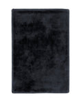 Hoogpolig zacht vloerkleed zwart 160 x 230